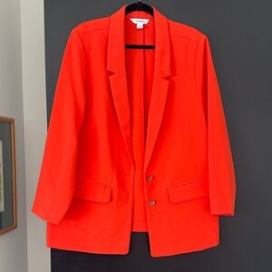 NWT Old Navy Bright Orange Women's Blazer